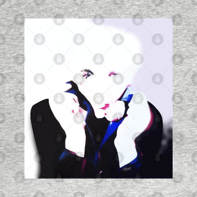Nick Rhodes from Duran Duran (gouache and digital art) by So Red The Poppy
